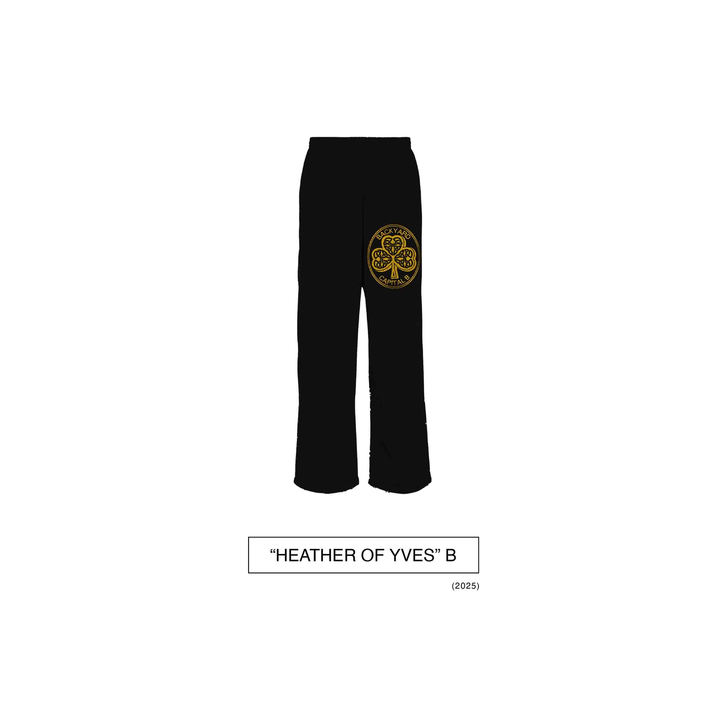BLACK “HEATHER OF YVES” BOTTOMS