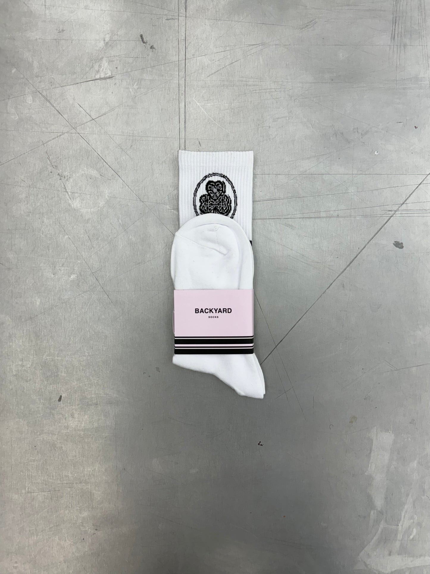 Capital B "Clover Socks" (Balck)