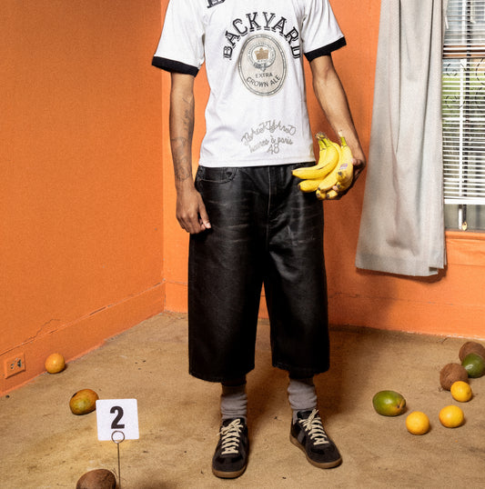 "RAPHAEL OF FRANCE" LEATHER SHORTS