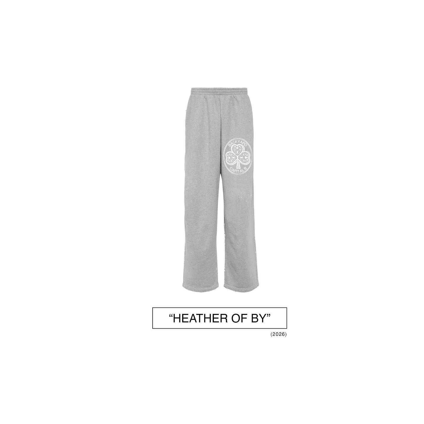 GREY “HEATHER OF BY” BOTTOMS