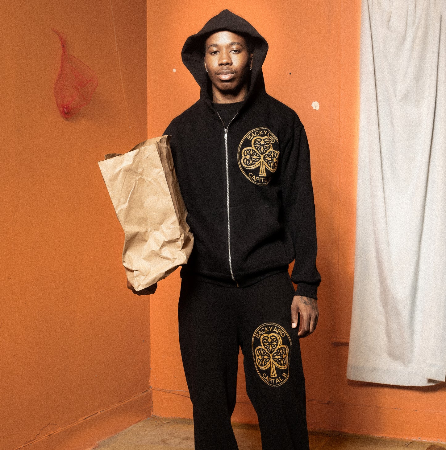 "BASICS OF YVES" ZIP UP